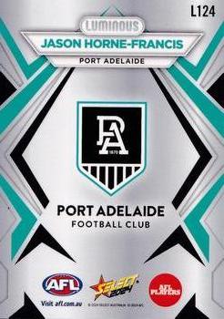2024 Select AFL Footy Stars - Luminous #L124 Jason Horne-Francis Back